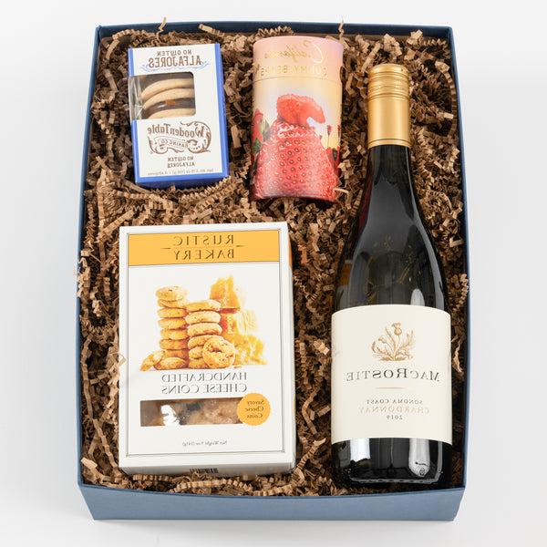 West Coast Treats and Chardonnay Gift Box