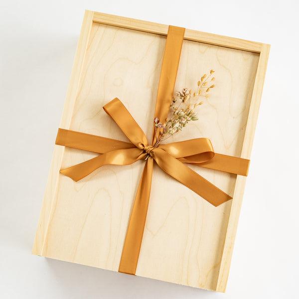 Santa Barbara Company Wood Gift box